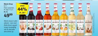 Fleggaard Monin Sirup 0,7 L tilbud