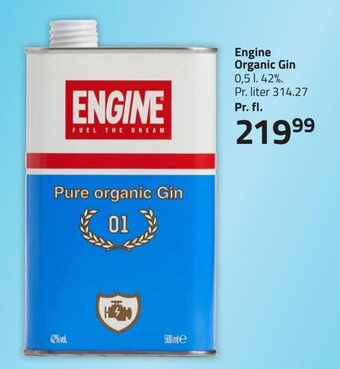 Fleggaard Engine Organic Gin tilbud