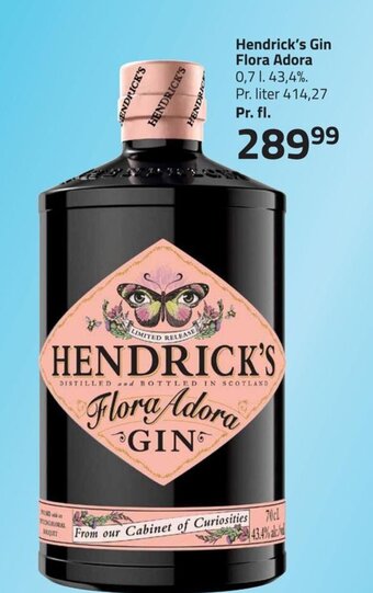 Fleggaard Hendrick's Gin Flora Adora tilbud