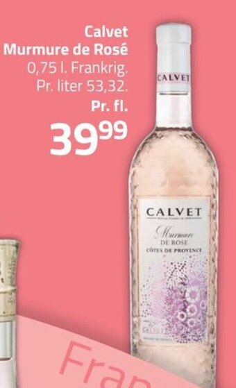 Fleggaard Calvet Murmure de Rosé tilbud