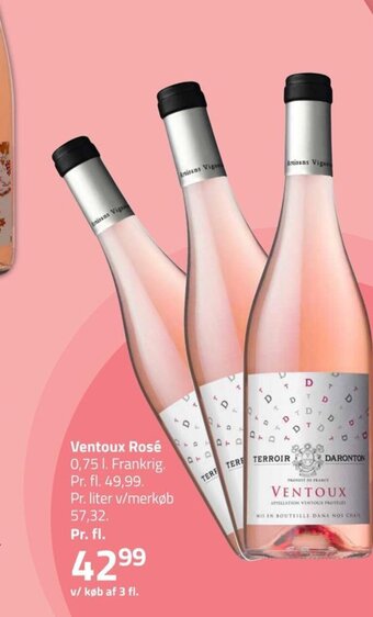 Fleggaard Ventoux Rosé tilbud