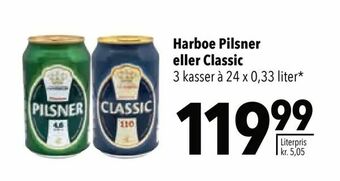 Citti Harboe Pilsner eller Classic tilbud