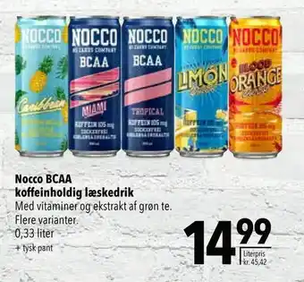 Nocco BCAA koffeinholdig læskedrik