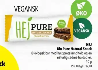 Citti Hej Bio Pure Natural Snack tilbud