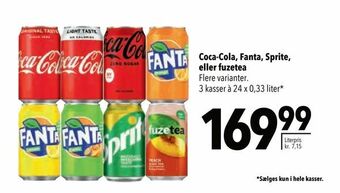 Citti Coca-Cola, Fanta, Sprite, eller fuzetea tilbud