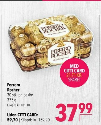 Citti Ferrero Rocher tilbud