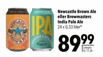 Citti Newcastle Brown Ale eller Brewmasters India Pale Ale tilbud