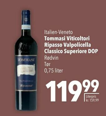 Citti Tommasi Viticoltori Ripasso Valpolicella Classico Superiore DOP tilbud