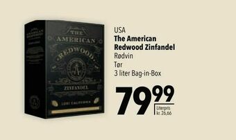 Citti The American Redwood Zinfandel tilbud