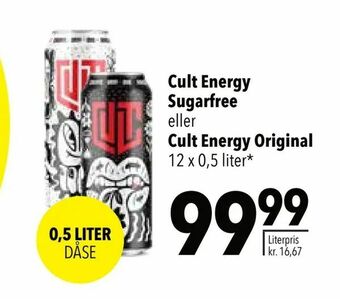 Citti Cult Energy Sugarfree eller Cult Energy Original tilbud