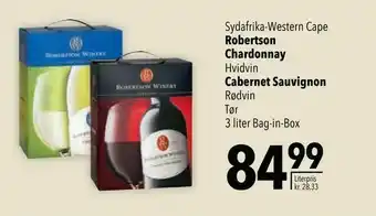 Robertson Chardonnay, Cabernet Sauvignon