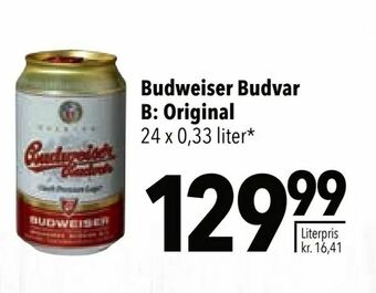 Citti Budweiser Budvar B: Original tilbud