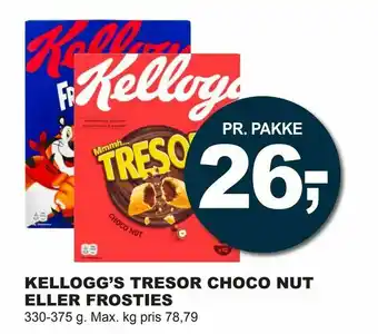 Kellogg's tresor choco nut eller frosties