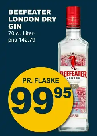 Let-Køb Beefeater london dry gin tilbud