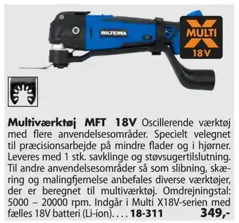 Multiværktøj MFT 18V