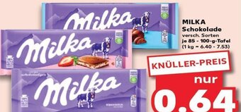 Kaufland MILKA Schokolade tilbud