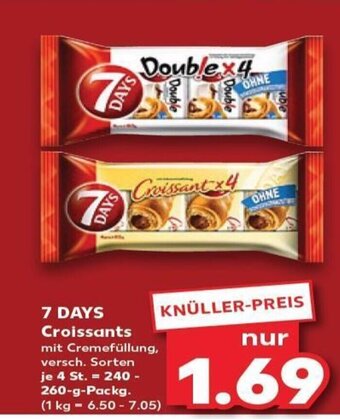 Kaufland 7 DAYS Croissants tilbud