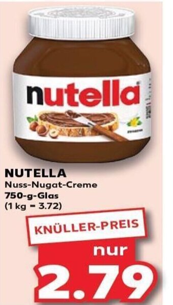 Kaufland NUTELLA Nuss-Nugat-Creme tilbud