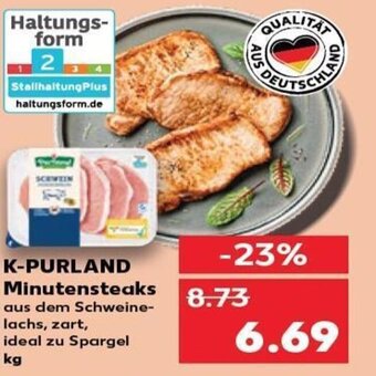 Kaufland K-PURLAND Minutensteaks tilbud