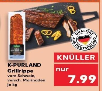 Kaufland K-PURLAND Grillrippe tilbud