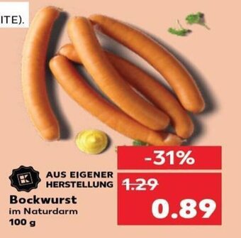 Kaufland Bockwurst tilbud