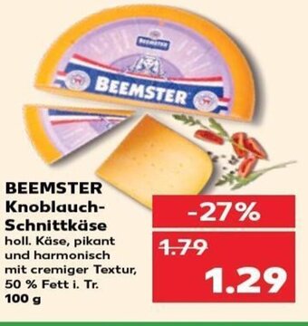 Kaufland DE BEEMSTER Knoblauch-Schnittkäse tilbud
