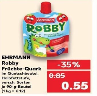 Kaufland EHRMANN Robby Früchte-Quark tilbud