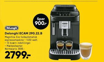 Bilka Delonghi espressomaskine tilbud