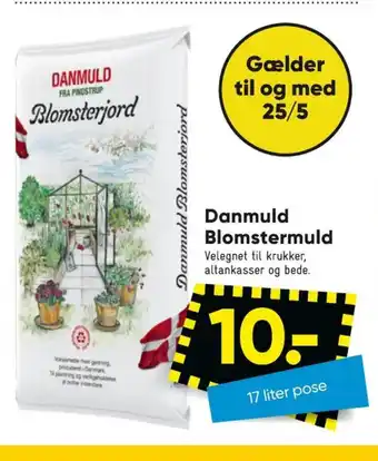 Danmuld blomsterjord
