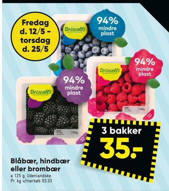 Bilka Driscolls blåbær tilbud