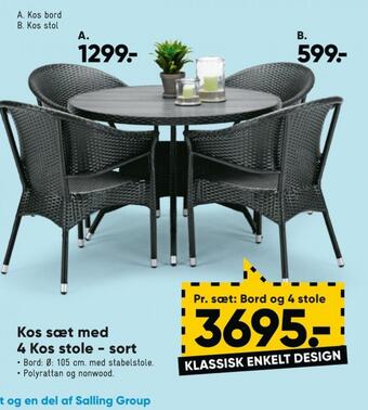 Ukendt havemøbelsæt