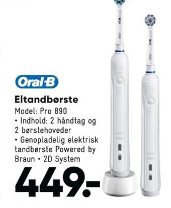 Bilka Braun oral-b eltandbørste tilbud