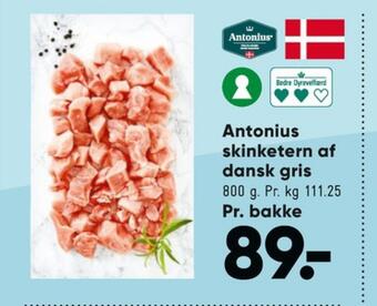 Bilka Antonius skinketern tilbud