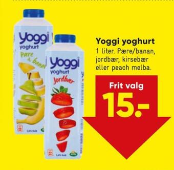 Yoggi yoghurt jordbær