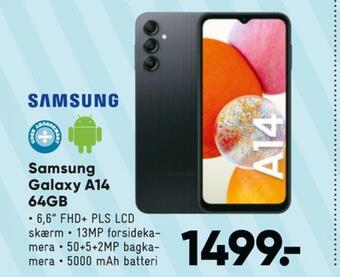 Bilka Galaxy a14 mobiltelefon tilbud