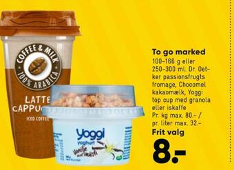 Bilka Dr oetker fromage passionsfrugt tilbud