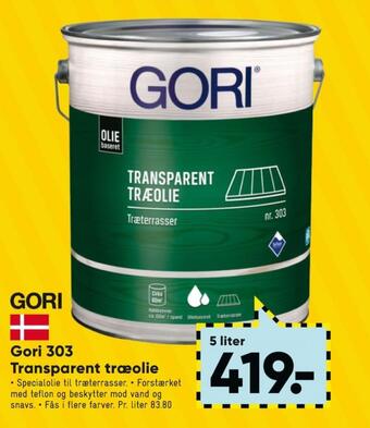 Gori træolie
