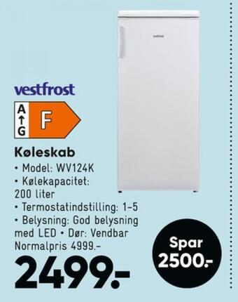Bilka Vestfrost køleskab tilbud