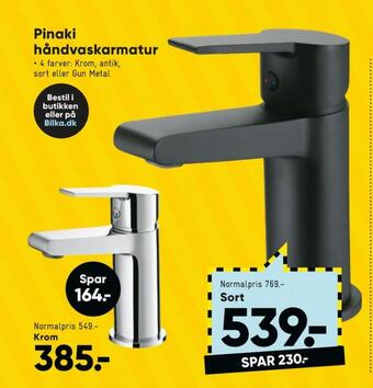 Bilka Bluerain håndvaskarmatur tilbud