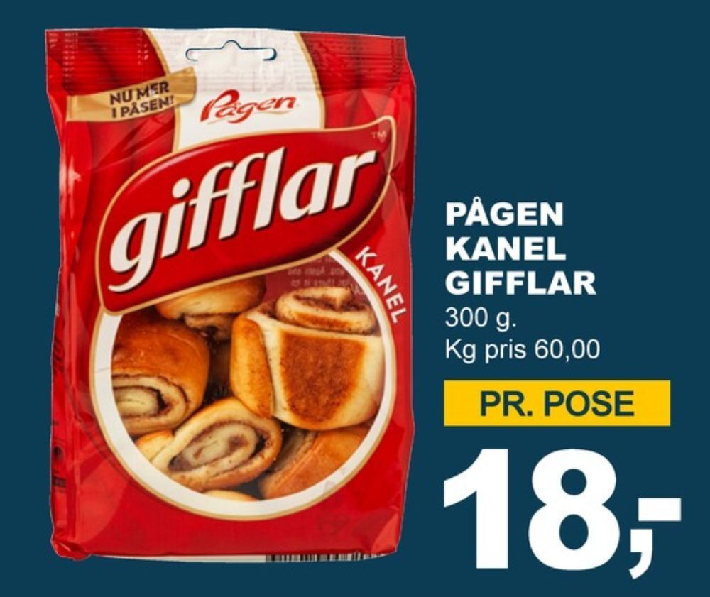Let-Køb Gifflar kager tilbud