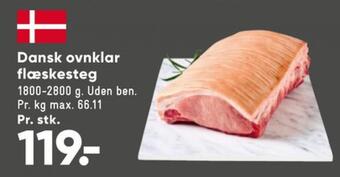 Bilka Ukendt flæskesteg tilbud