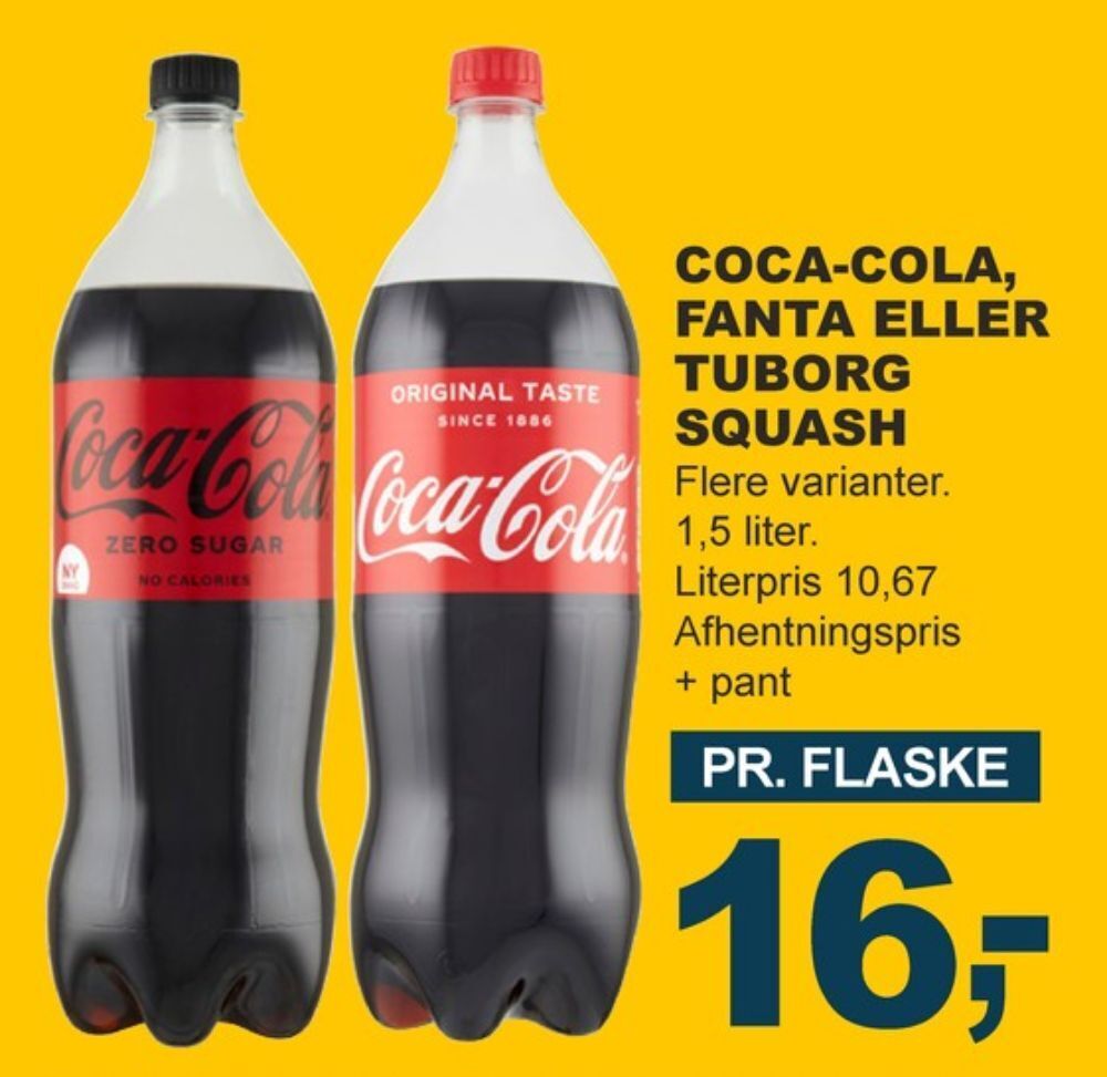 Let-Køb Coca cola cola tilbud