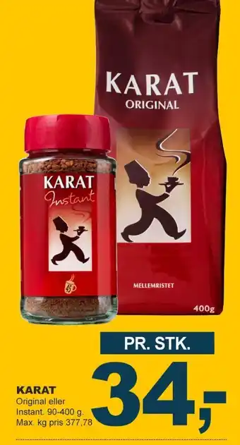 Karat instant kaffe