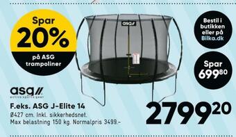 Bilka Asg trampolin tilbud