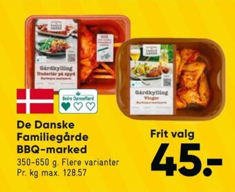 Bilka De danske familiegårde kyllingespyd tilbud