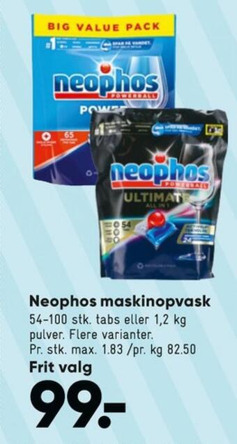 Neophos maskinopvask-pulver