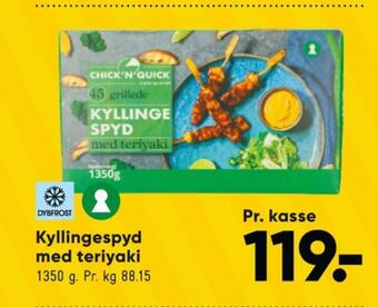 Bilka Chick n quick kyllingespyd tilbud
