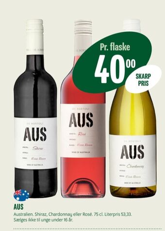Min Købmand Ukendt australsk rødvin tilbud