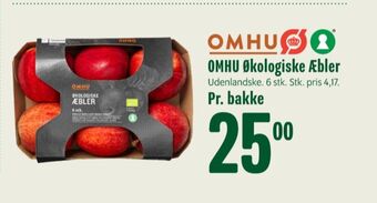 Min Købmand Omhu æbler tilbud