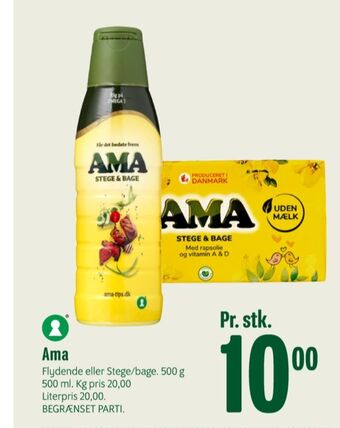Min Købmand Ama margarine-fast tilbud